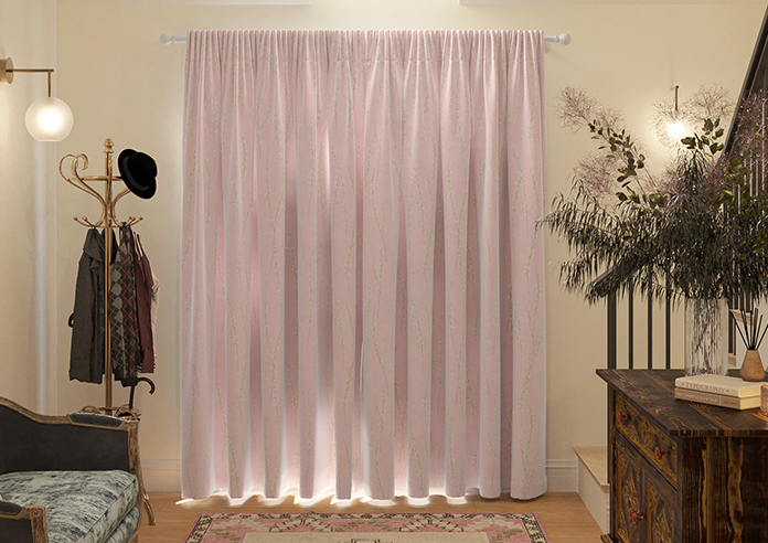Willow Field, Precious Pink - Made to Measure Curtains - Image 7